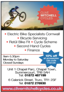 Clive-Mitchell-Cycles--Offer-Truro-Falmouth-July-August