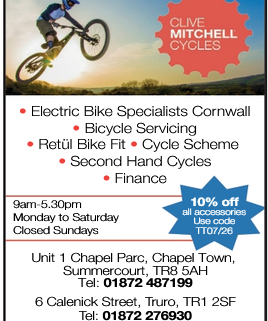 Clive-Mitchell-Cycles--Offer-Truro-Falmouth-July-August