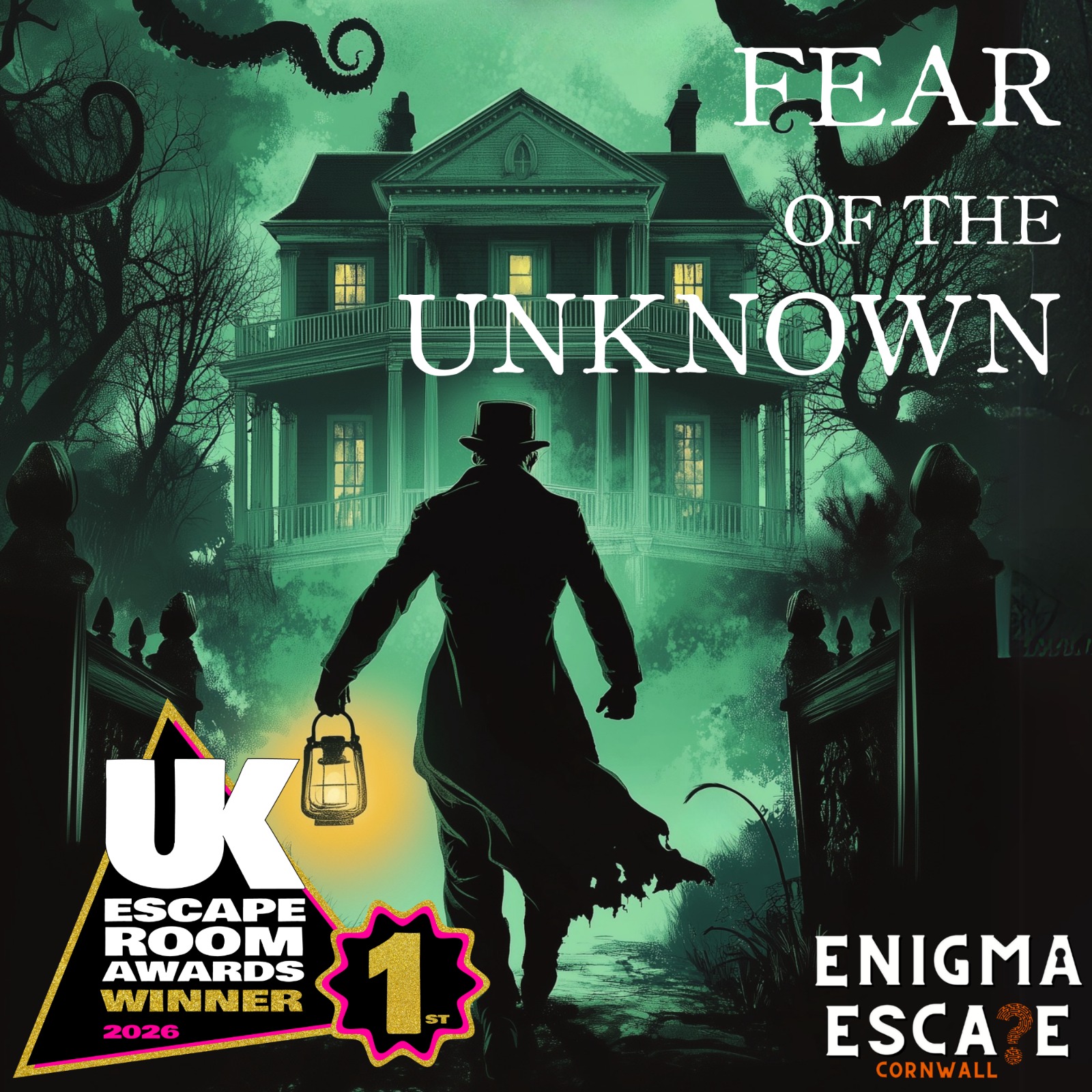 Fear of the Unknown at Enigma Escape Cornwall - UK Escape Room Awards winner