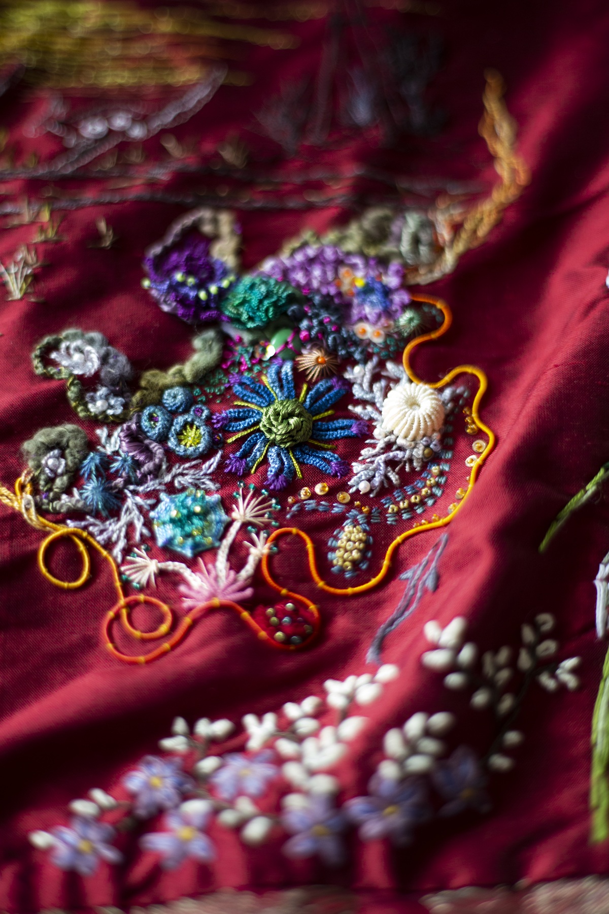 Embroidery detail by AllThreads Collective, Australia