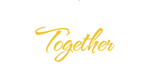 Community Together white and gold logo